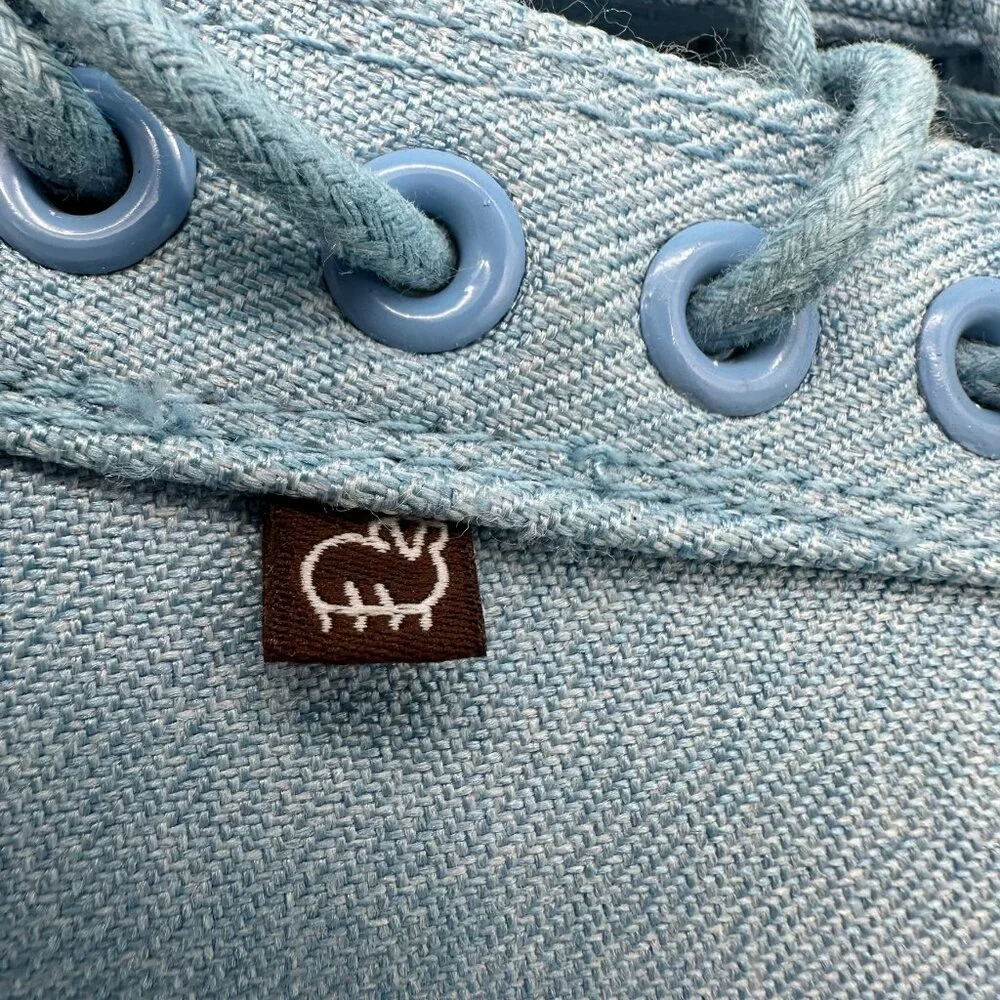 NWOT/B Lamo Women's Vita Canvas Casual Low Top Sneaker Shoe, Size 8.5, Sky‎ Blue